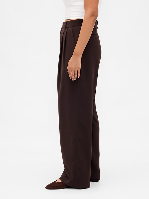 pantaloni a pieghe a vita alta curvy 365
