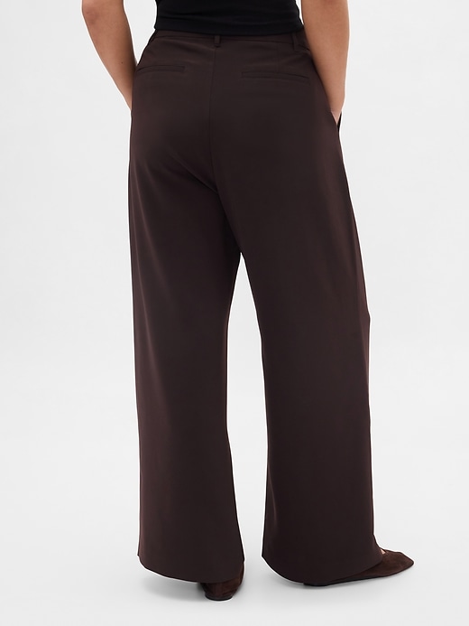 pantaloni a pieghe a vita alta curvy 365