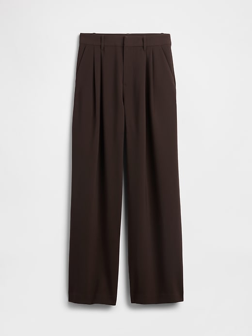 pantaloni a pieghe a vita alta curvy 365