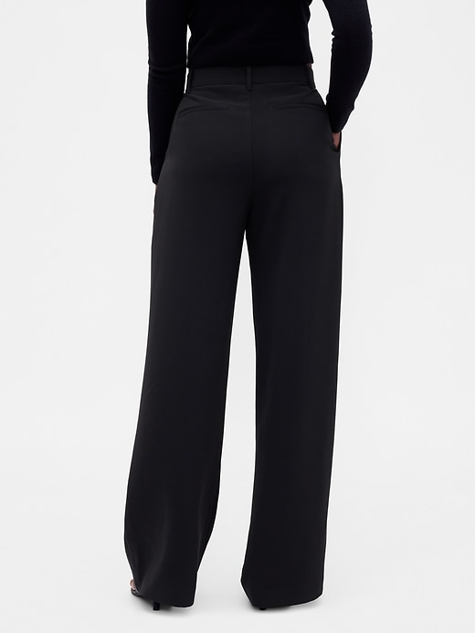 pantaloni a pieghe a vita alta curvy 365