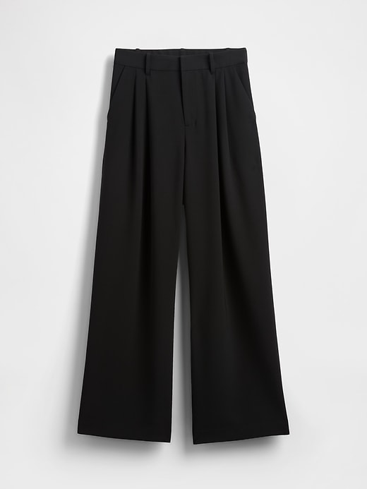 pantaloni a pieghe a vita alta curvy 365