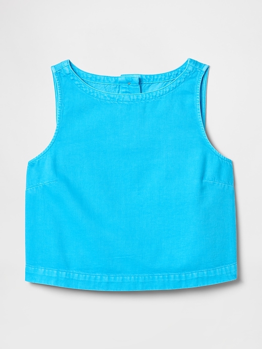 canotta in denim ultrasoft shell