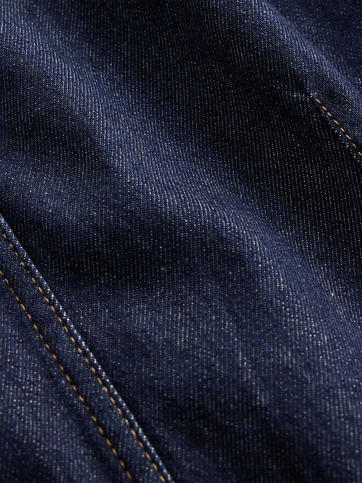 canotta corta in denim
