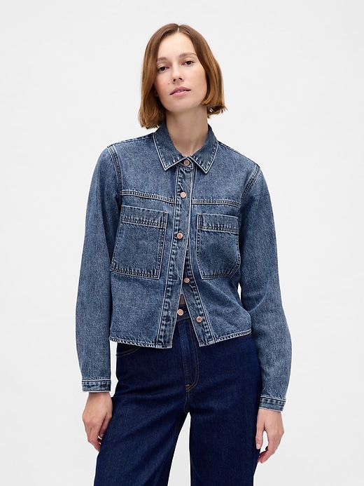 giacca in denim