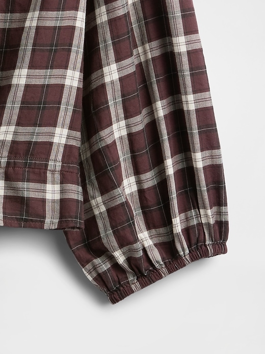 top scozzese con cintura in vita