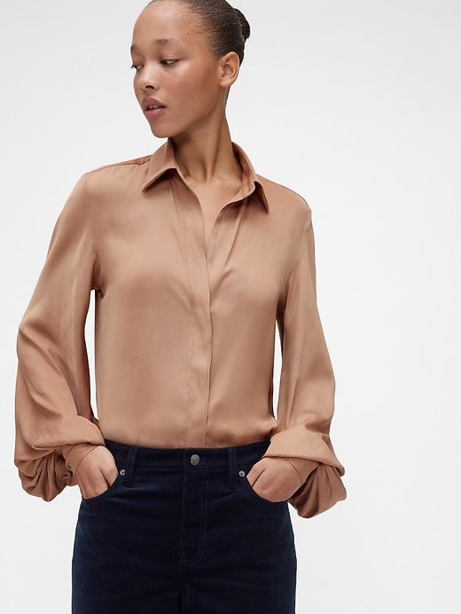 camicia in raso gapstudio