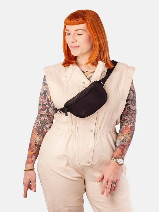 marsupio kibou mini in nylon con portafoglio