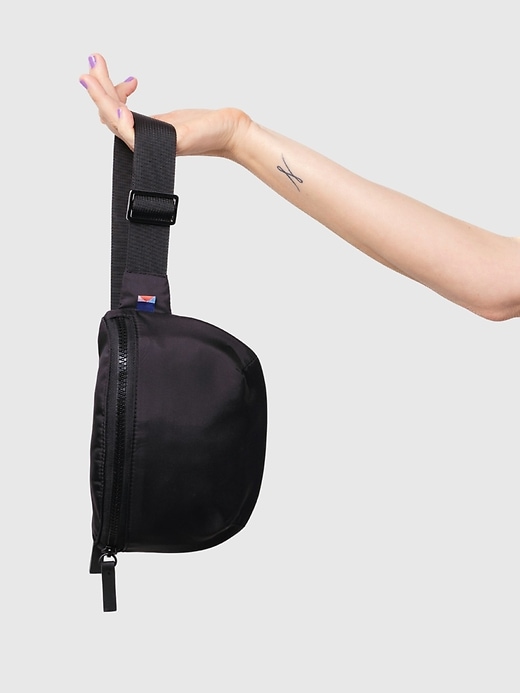 marsupio kibou mini in nylon con portafoglio