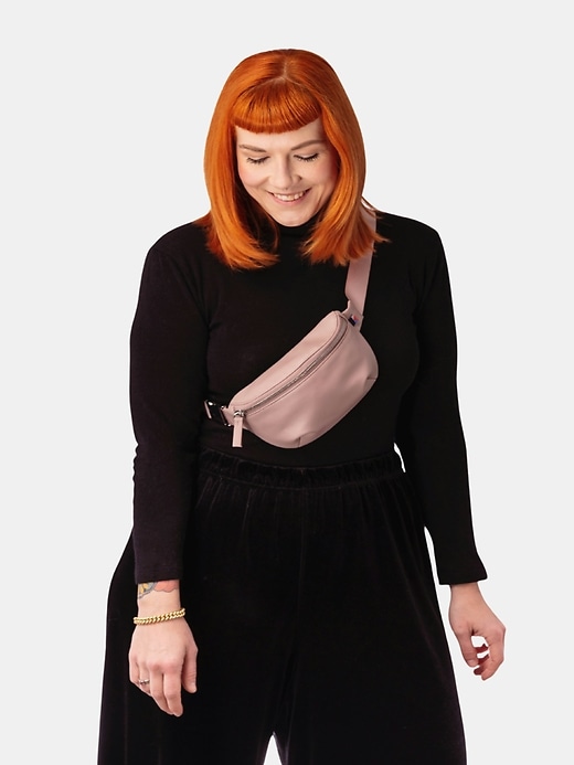 borsa da cintura kibou mini in pelle vegana