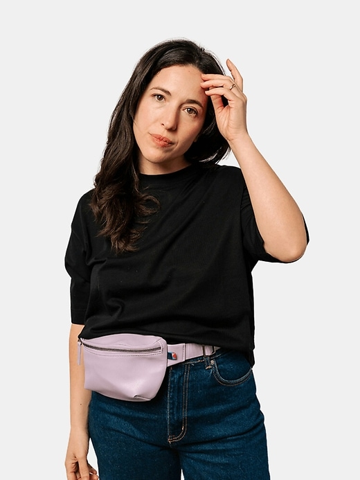 borsa da cintura kibou mini in pelle vegana