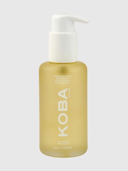 olio nutriente per corpo e capelli koba gold drip