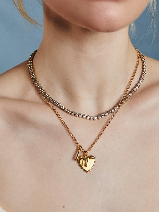 collana da tennis con castone hart