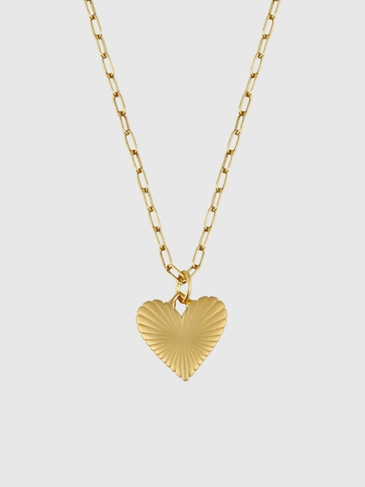 collana hart con cuore doro a coste piccole