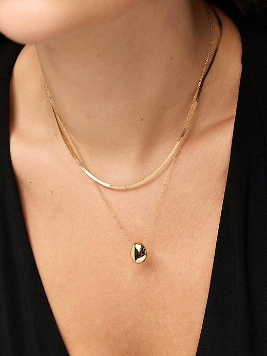 collana ana luisa gold mini pebble