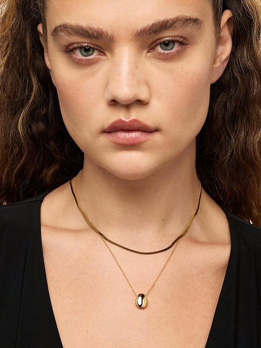 collana ana luisa gold mini pebble