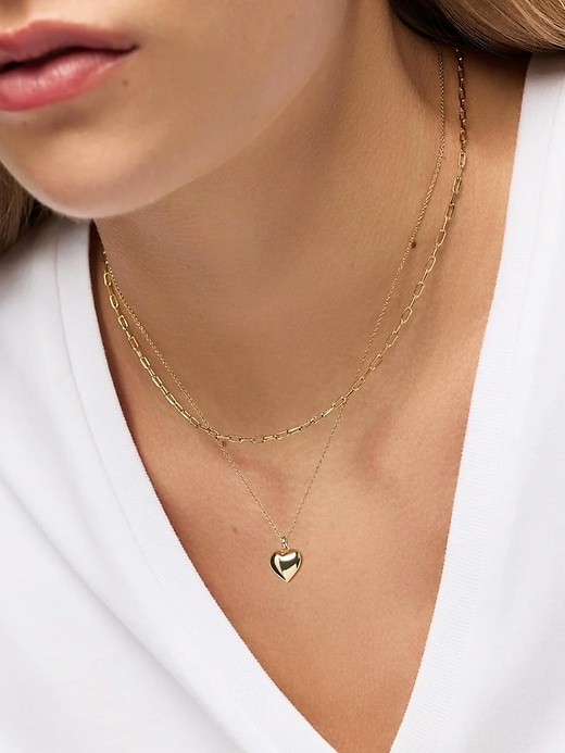 collana con piccolo cuore di ana luisa lev
