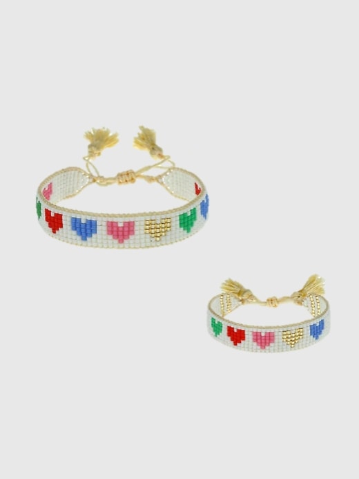 set di bracciali hart mini and me rainbow hearts