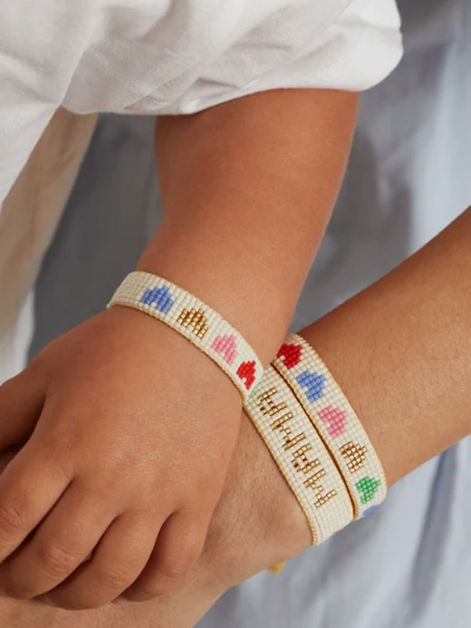 set di bracciali hart mini and me rainbow hearts