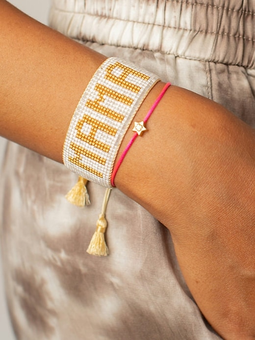 bracciale hart mama bianco e oro