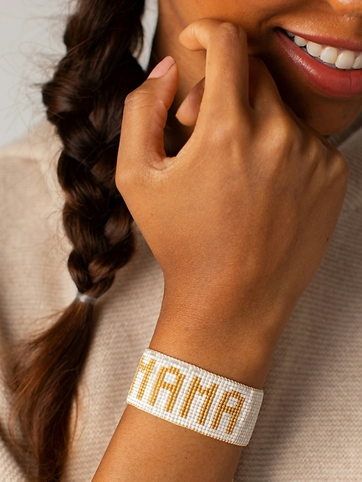 bracciale hart mama bianco e oro