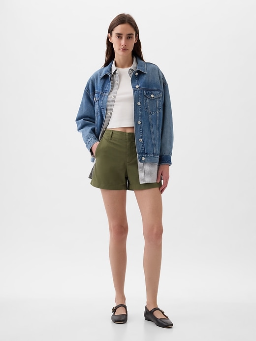 pantaloncini downtown khaki da 4
