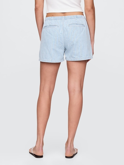 boxer in denim a vita media
