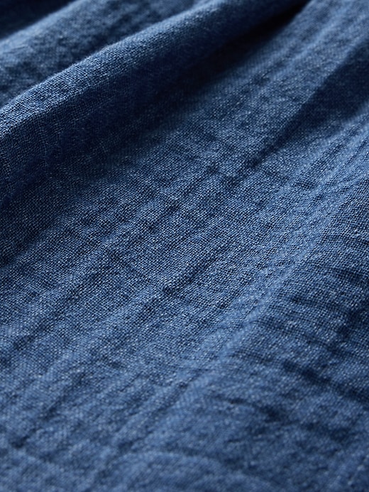 pantaloncini in denim di garza di cotone facili da indossare