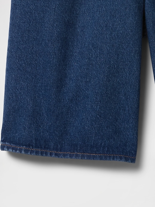 pantaloncini lunghi in denim a vita media da 11