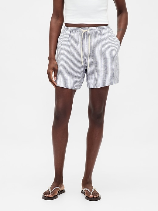 pantaloncini easy in 100 lino
