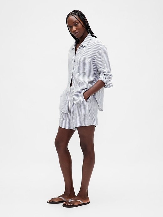 pantaloncini easy in 100 lino