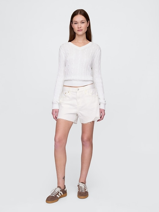 pantaloncini a vita media ultrasoft relaxed cutoff da 4