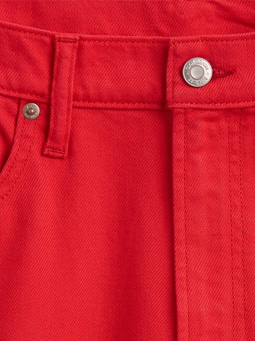 pantaloncini lunghi in denim ultra morbidi a vita media da 11