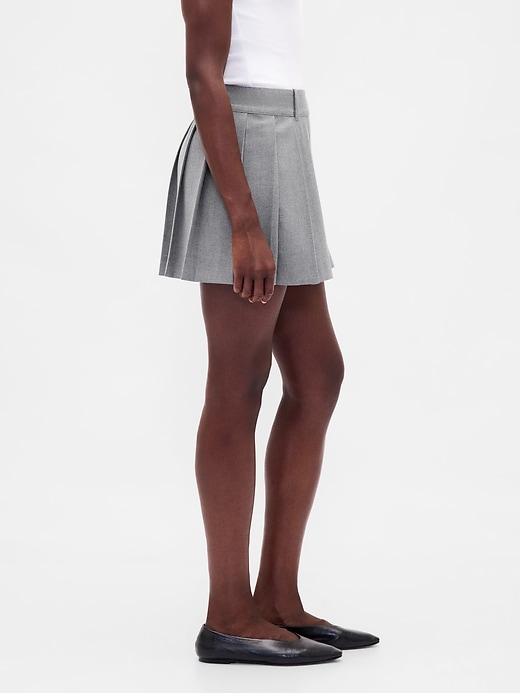 mini gonna-pantalone plissettata