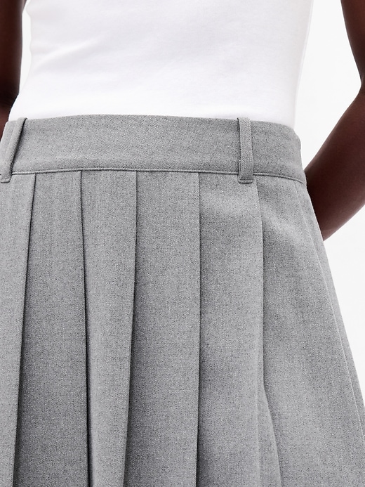 mini gonna-pantalone plissettata