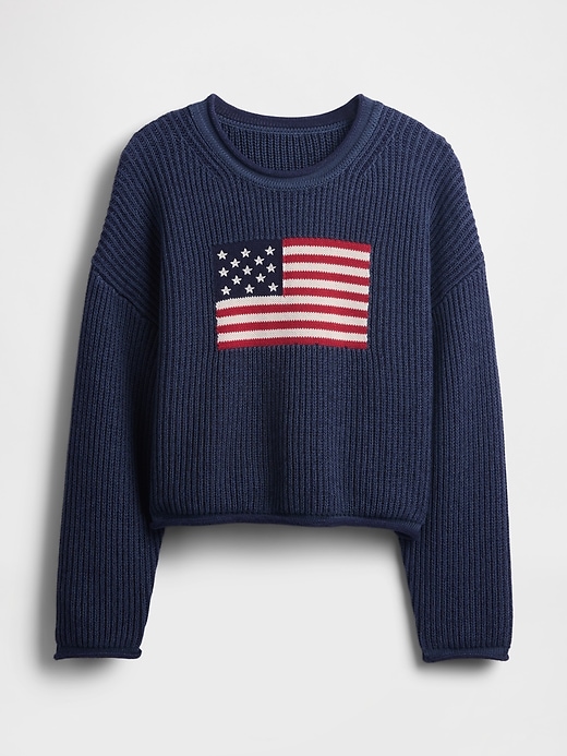 maglione oversize corto in stile americano 100 cotone