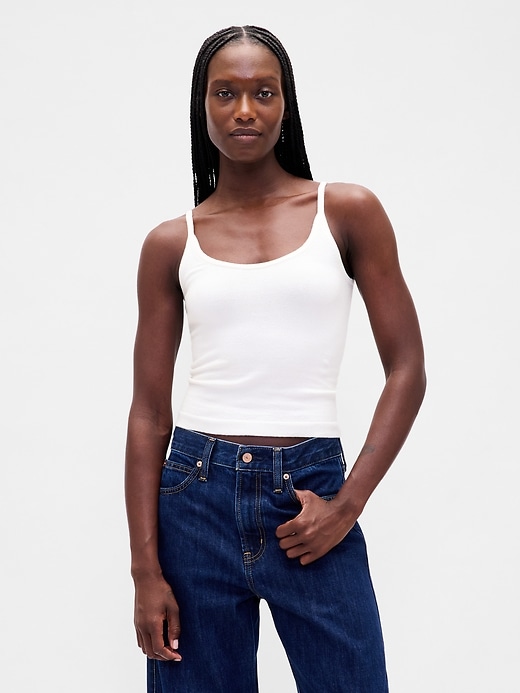 canotta elasticizzata cashsoft crop