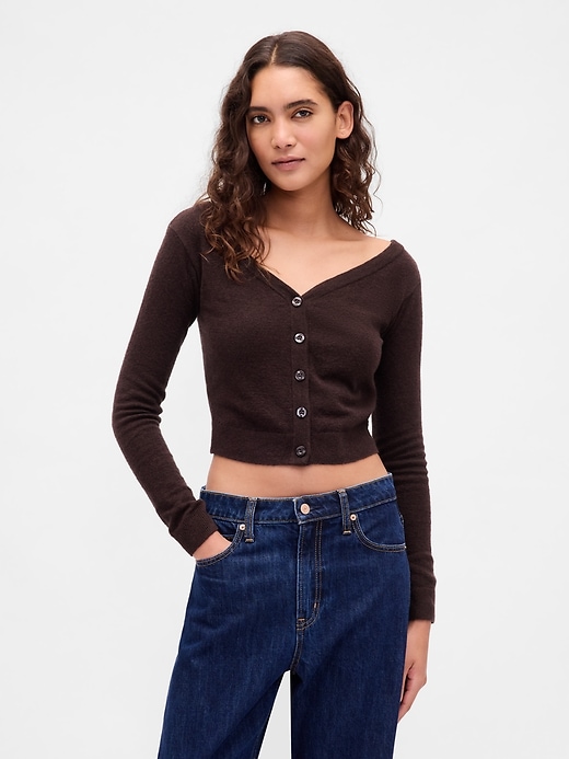 cardigan corto leggero cashsoft