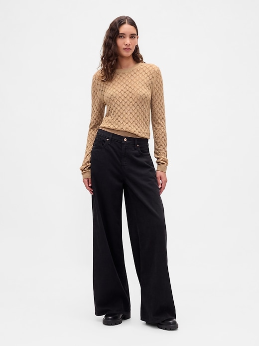 maglione pointelle