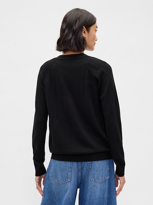 cardigan boyfriend in lana merino al 100