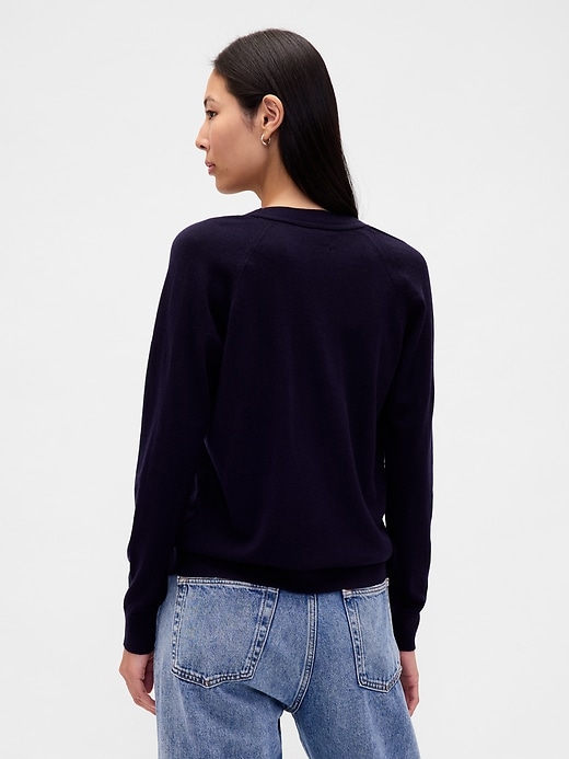 cardigan boyfriend in lana merino al 100