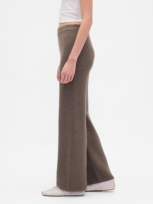 pantaloni in maglia cashsoft shaker-stitch
