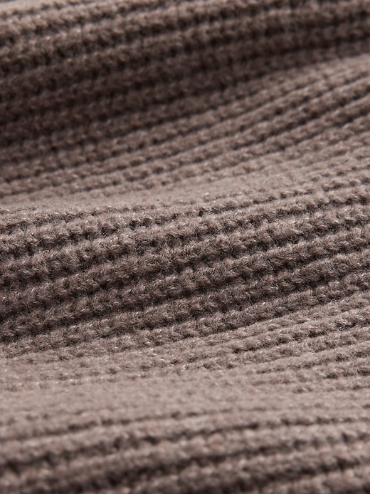 pantaloni in maglia cashsoft shaker-stitch