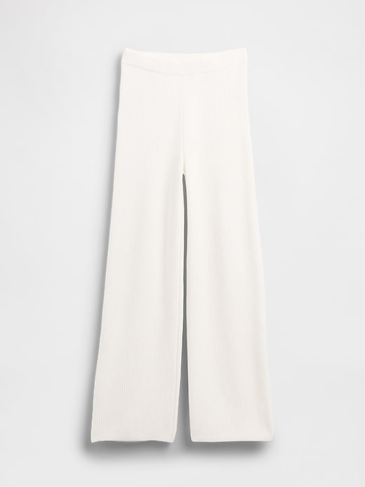 pantaloni in maglia cashsoft shaker-stitch