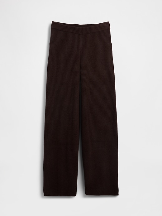 pantaloni in maglia cashsoft shaker-stitch