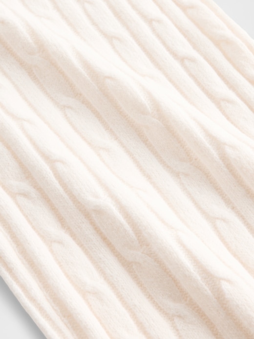 pantaloni in maglia a trecce cashsoft