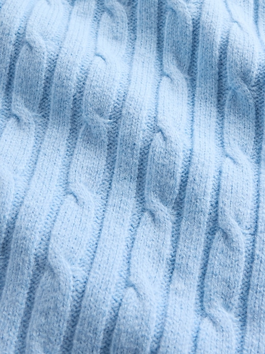 pantaloni in maglia a trecce cashsoft