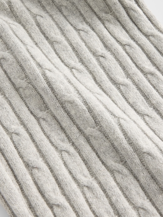 pantaloni in maglia a trecce cashsoft