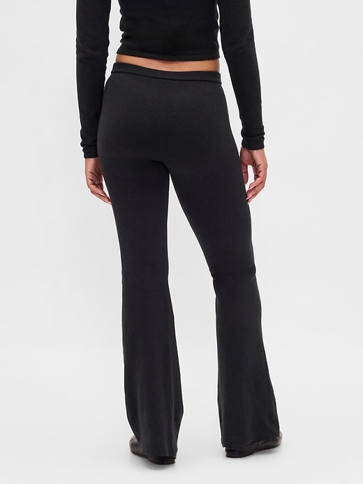 pantaloni a zampa elasticizzati cashsoft