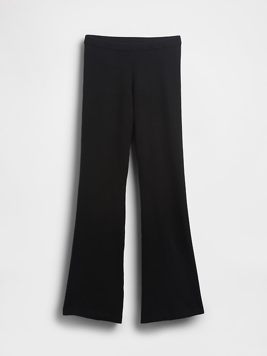 pantaloni a zampa elasticizzati cashsoft