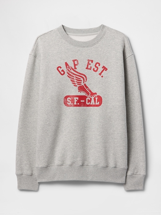 felpa con logo vintagesoft gap